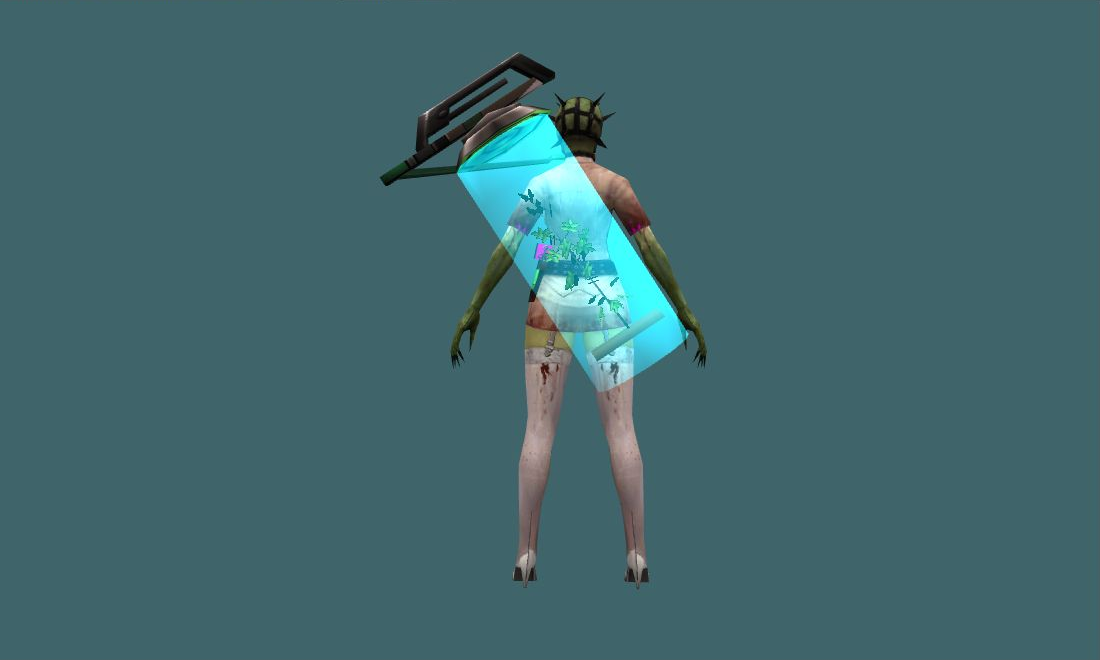 Finger New - Zombie - back - GoldSrc Studio preview