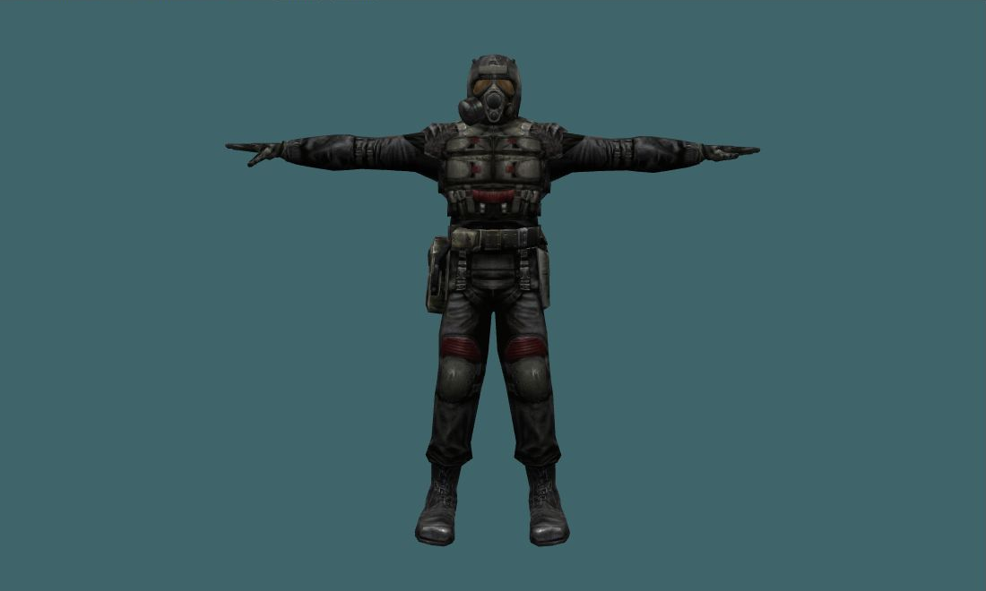 Dolg - Human Model - front - GoldSrc Studio preview