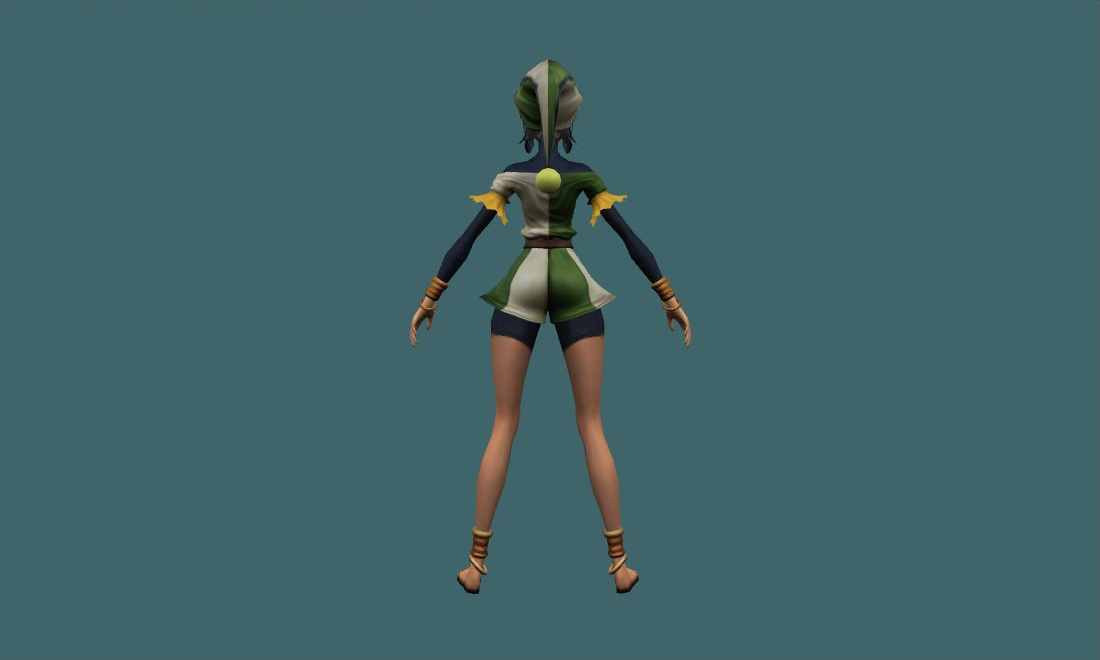 MaryBell - Human Model - back - GoldSrc Studio preview