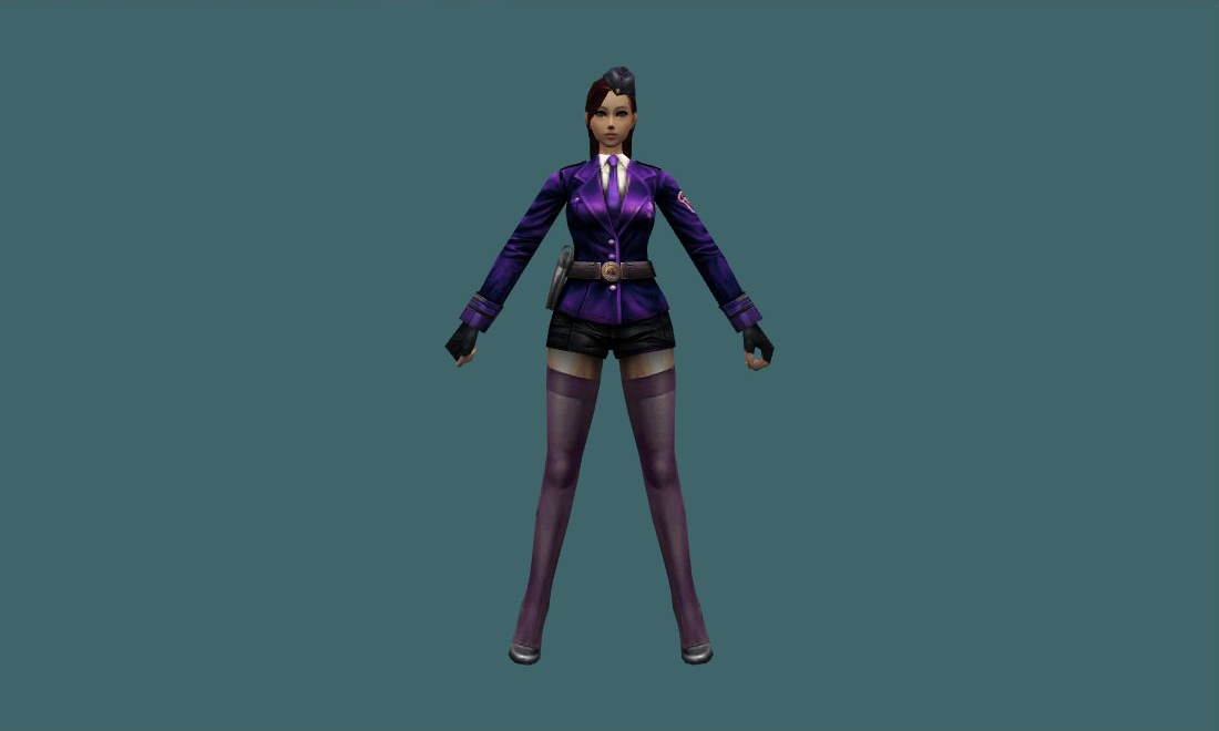 Sergeant (Purple) - Human Model - front - GoldSrc Studio preview