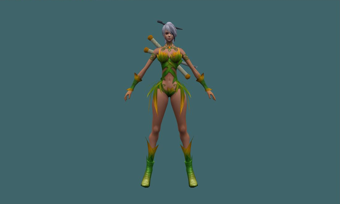 Stella - Human Model - front - GoldSrc Studio preview