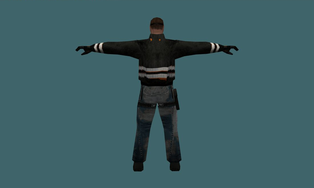 Jason New - Human Model - back - GoldSrc Studio preview