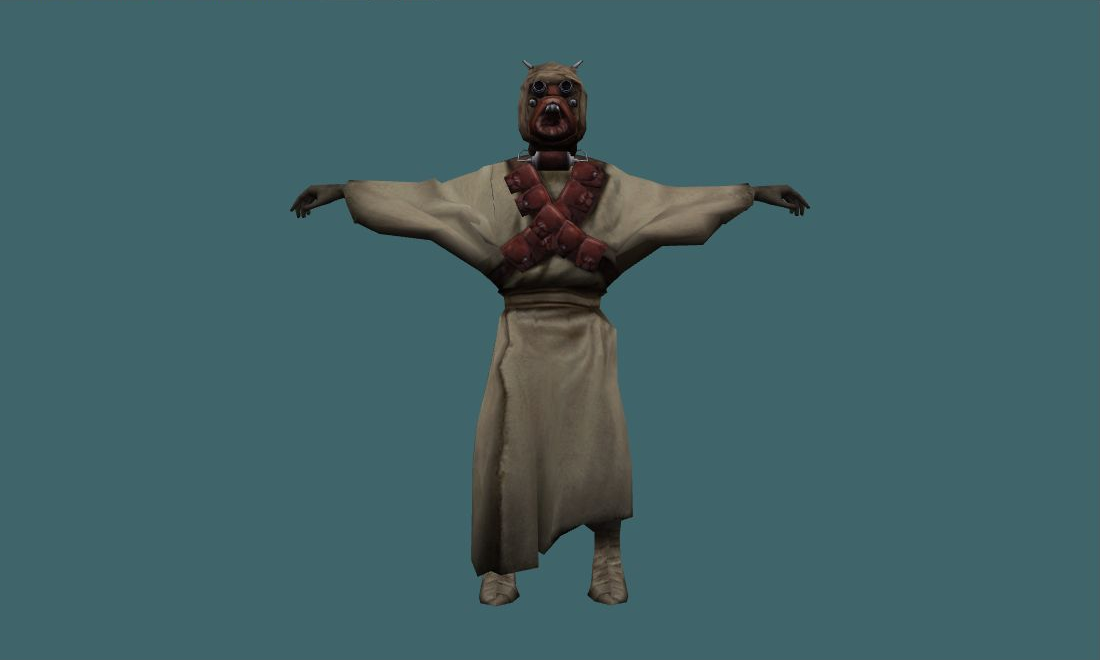 Tusken - Human Model - front - GoldSrc Studio preview