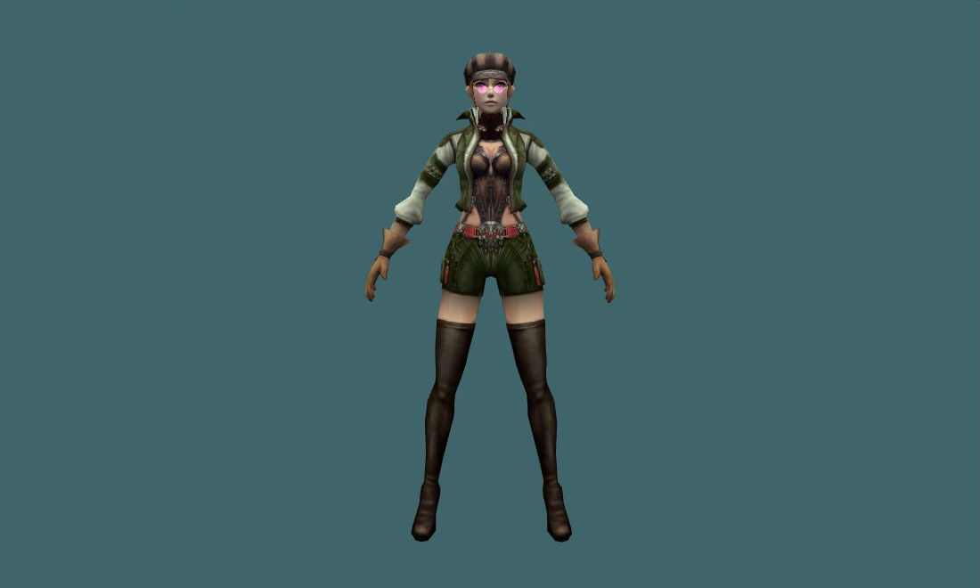 SteamPunk - Human Model - front - GoldSrc Studio preview