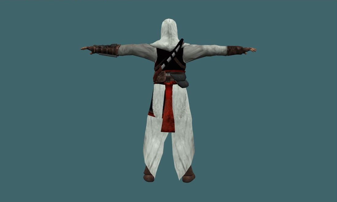 Altair - Human Model - back - GoldSrc Studio preview