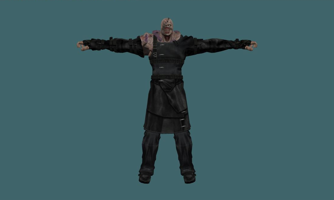 Resident Evil 3 - Nemesis — Human Model - front - GoldSrc Studio preview