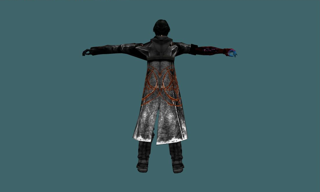 Nero Black - Human Model - back - GoldSrc Studio preview