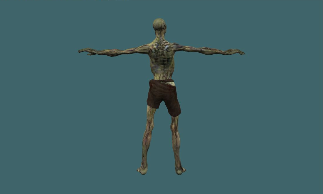 Necrofago - Zombie - back - GoldSrc Studio preview