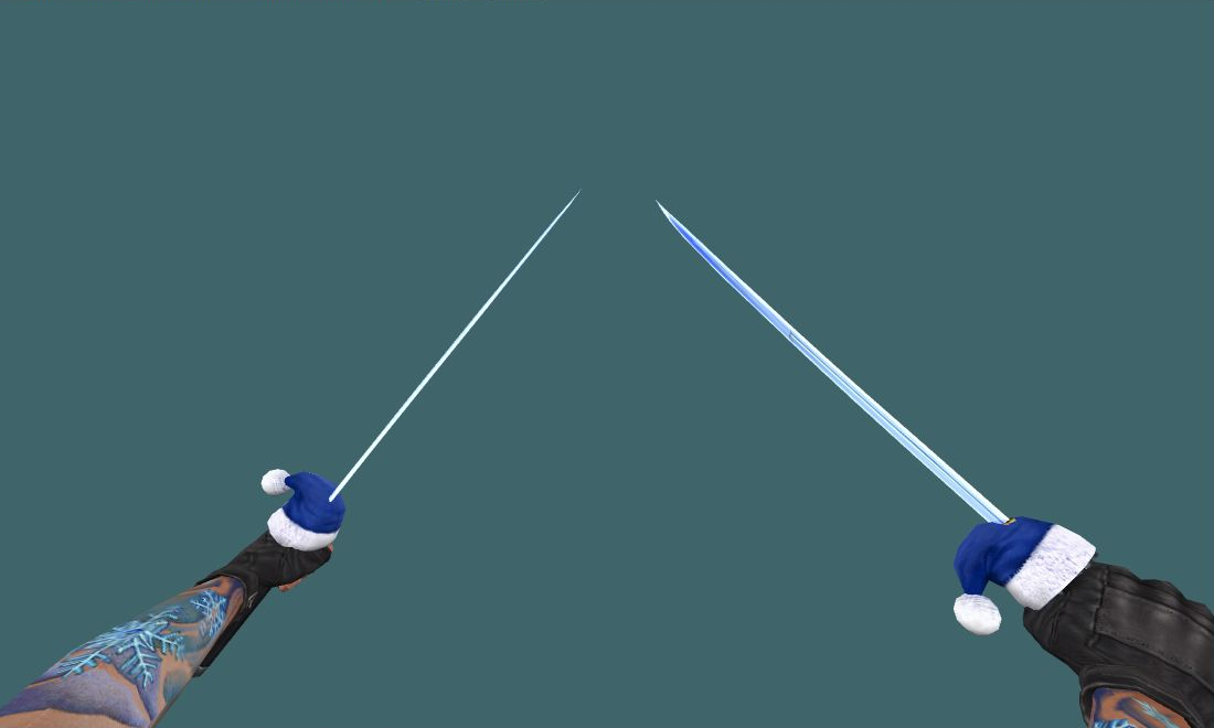 Dual Katana Xmas — Human Melee — photo 2