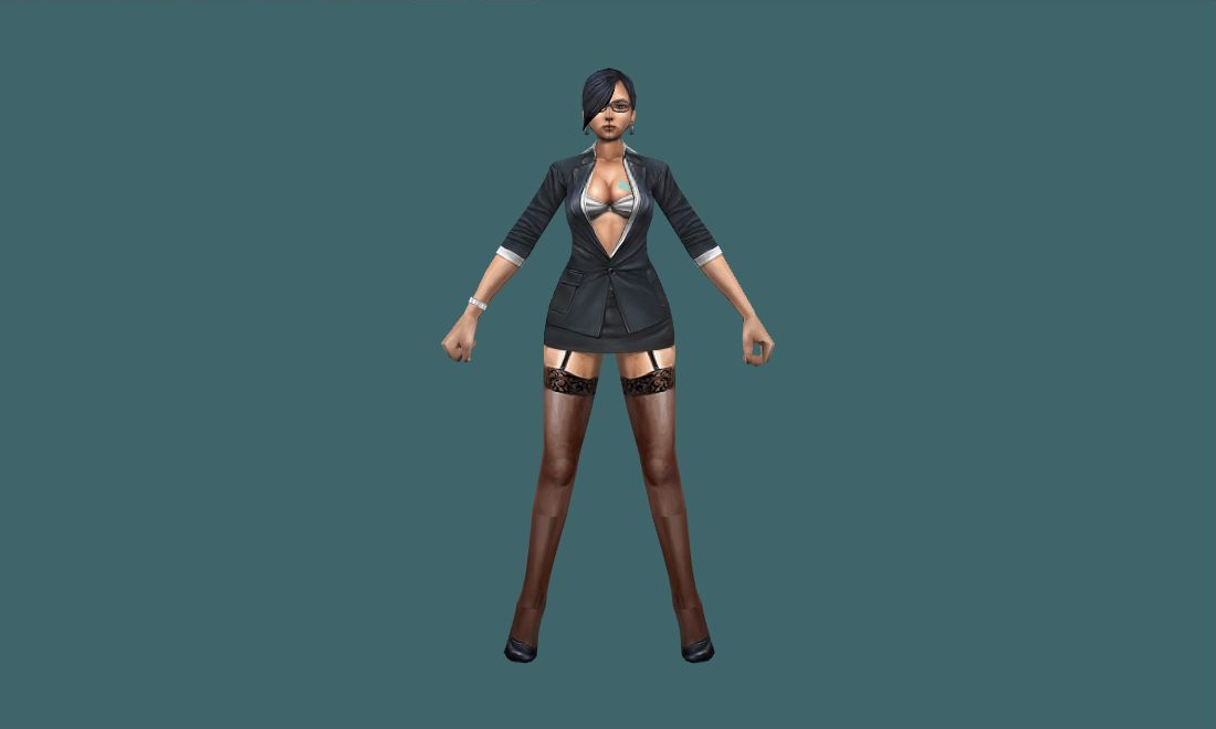 ladyadmin — Human Model - front - GoldSrc Studio preview