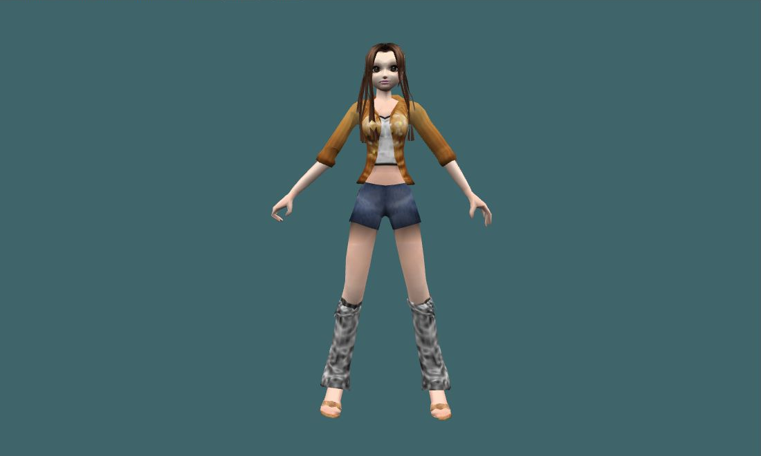 Jessica - Human Model - front - GoldSrc Studio preview