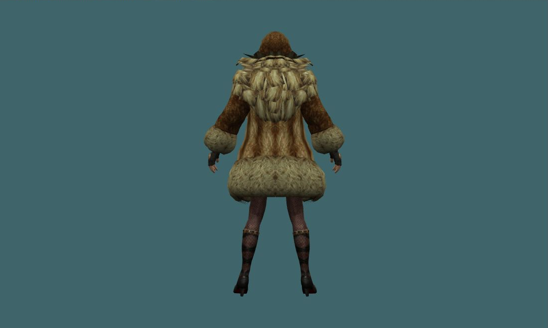 Sonya - Human Model - back - GoldSrc Studio preview