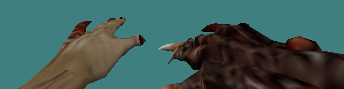 Zombie Knife #175 - clean zombie hands/claws viewmodel preview