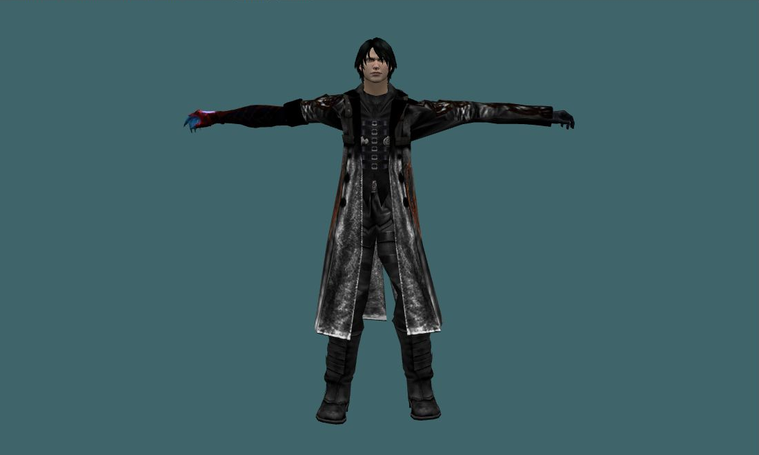 Nero Black - Human Model - front - GoldSrc Studio preview