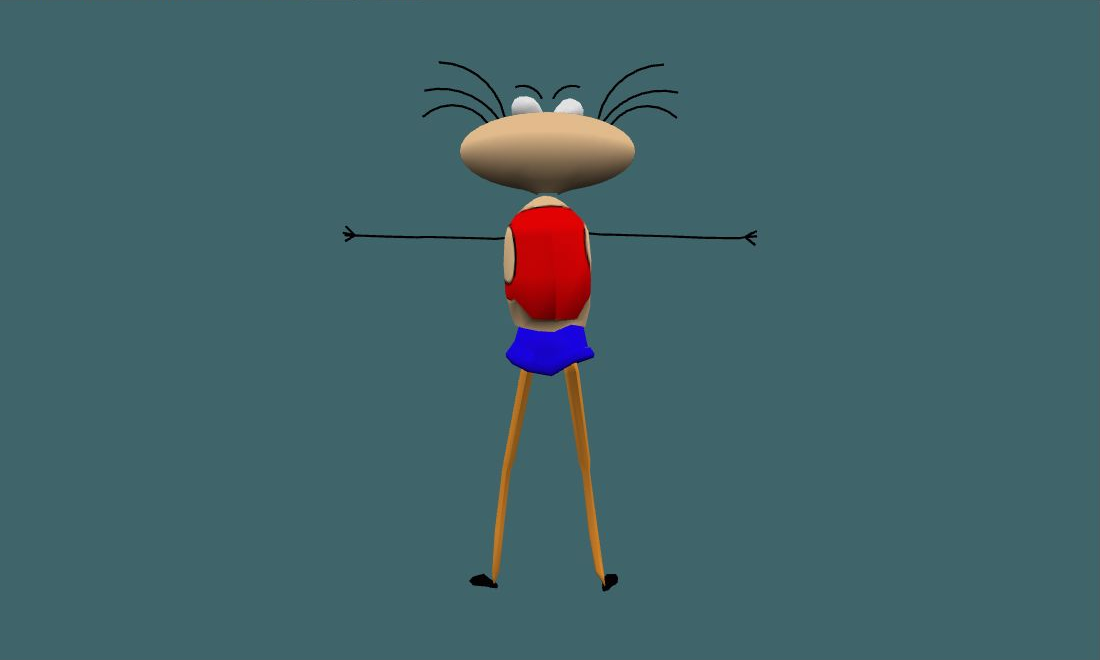 Masyanya - Human Model - back - GoldSrc Studio preview