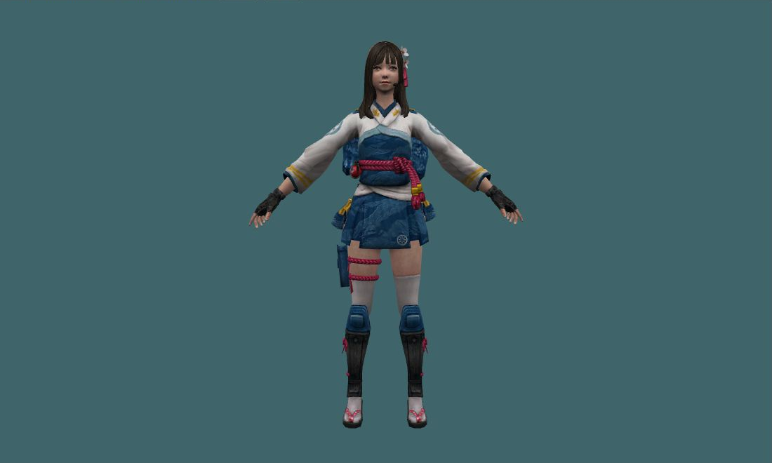 Sakura - Human Model - front - GoldSrc Studio preview