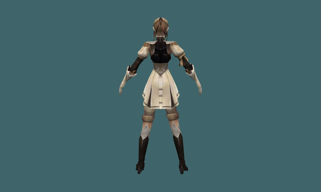 Lorena - Human Model - back - GoldSrc Studio preview