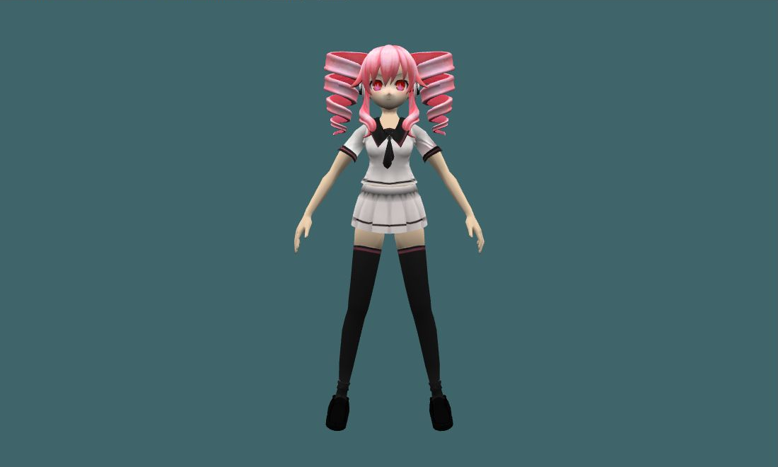kasanetetoschool - Human Model - front - GoldSrc Studio preview