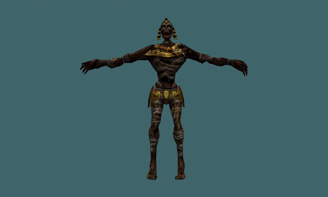 mummy - Zombie - front - GoldSrc Studio preview