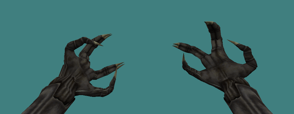 Zombie Knife #197 - clean zombie hands/claws viewmodel preview