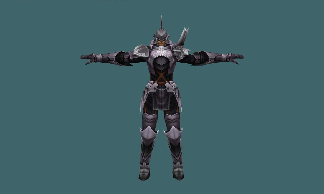 Ashcrow Knight - Human Model - front - GoldSrc Studio preview