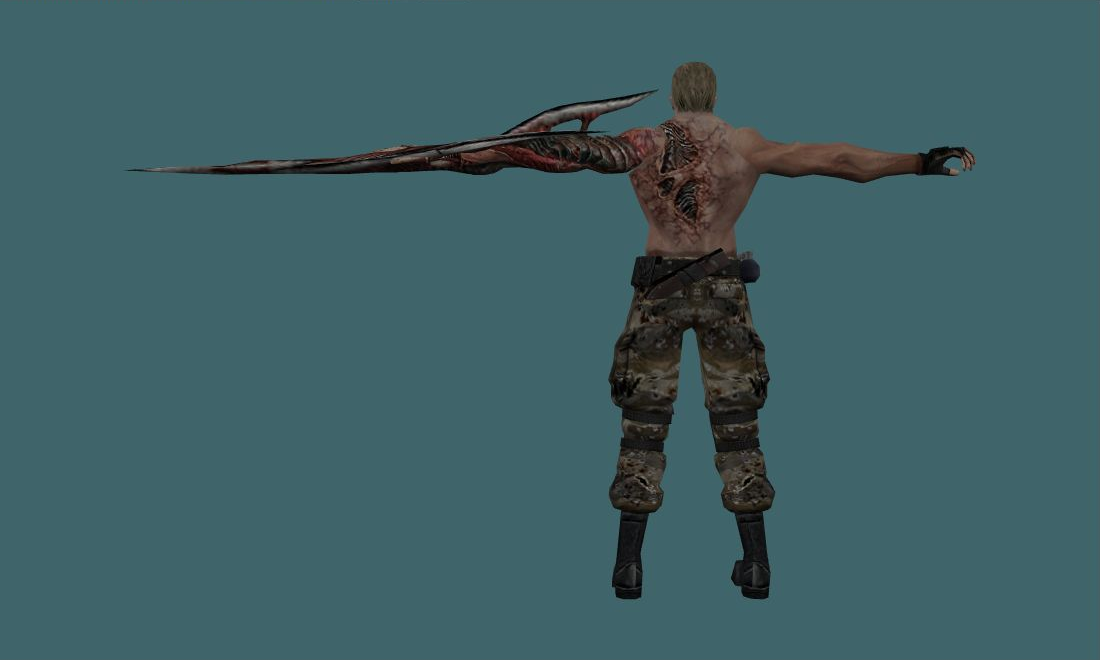 RE4 Infected Jack Krauser — Zombie — photo 2