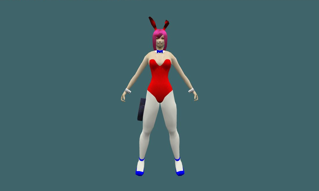 Haruhara Haruko - Human Model - front - GoldSrc Studio preview