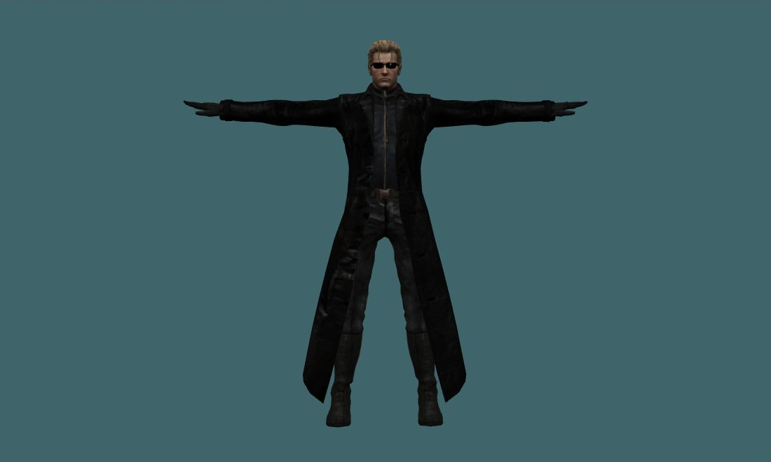 Albert Wesker - Human Model - front - GoldSrc Studio preview