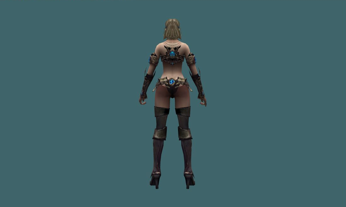 SUNOL - Human Model - back - GoldSrc Studio preview