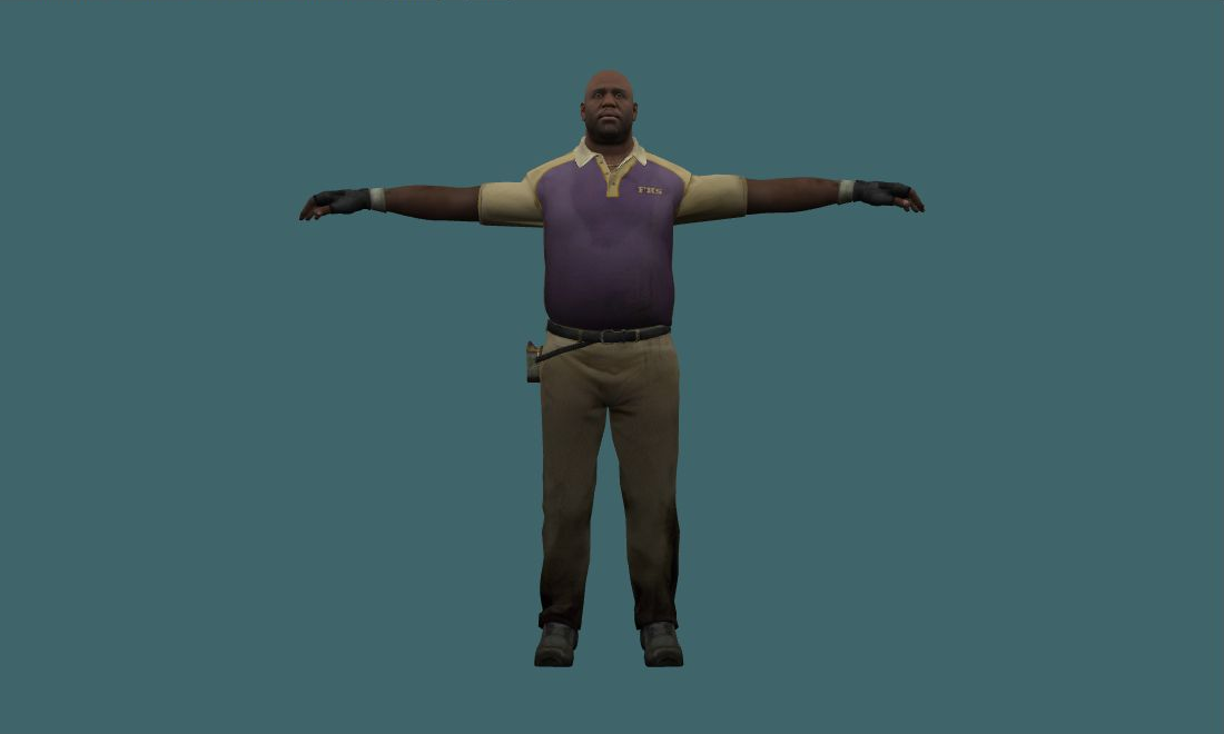 Coach - Human Model - front - GoldSrc Studio preview