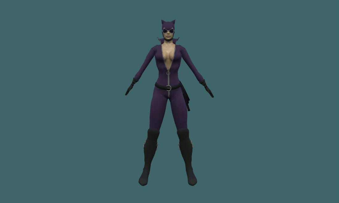 CatWoman - Human Model - front - GoldSrc Studio preview