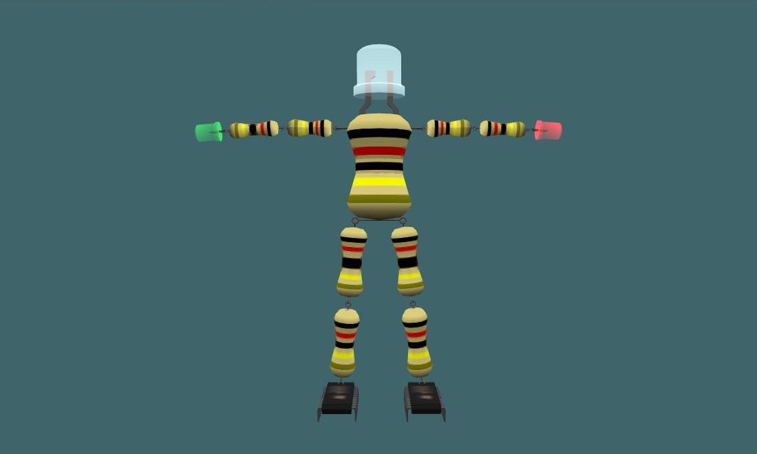 Resistor-Man - Human Model - front - GoldSrc Studio preview