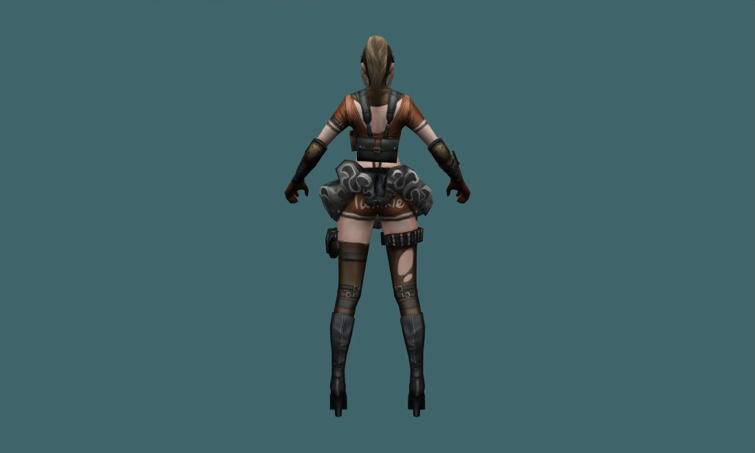BL_subject_alpha - Human Model - back - GoldSrc Studio preview