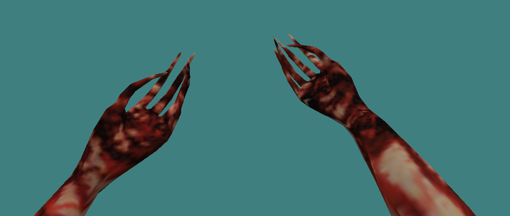Zombie Knife #166 - clean zombie hands/claws viewmodel preview