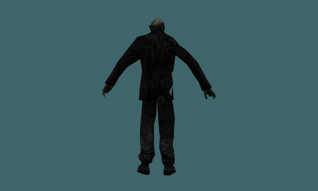 Zombie Real - Zombie - back - GoldSrc Studio preview