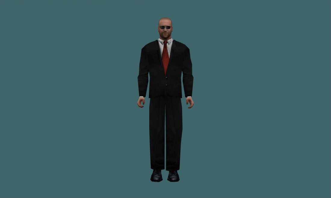Jason Statham - Human Model - front - GoldSrc Studio preview