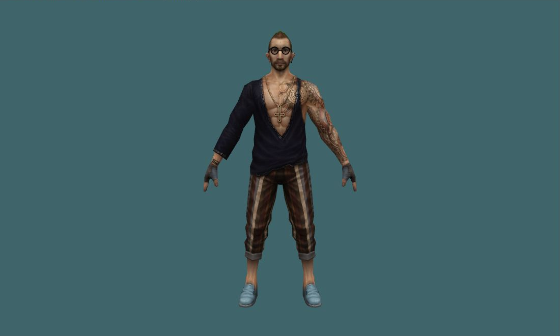 Spade - Human Model - front - GoldSrc Studio preview