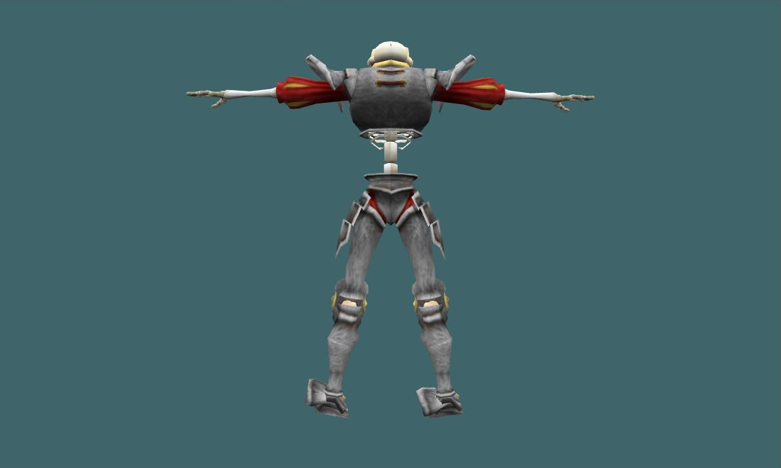 Sir Daniel Fortesque - Human Model - back - GoldSrc Studio preview