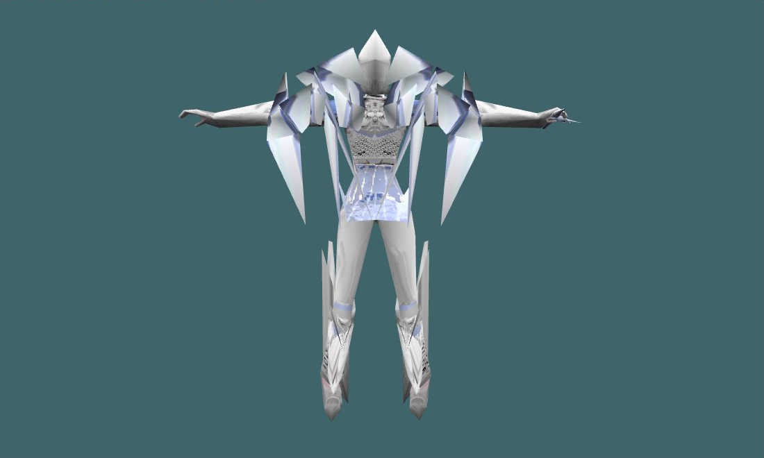 Icy Knight - Human Model - back - GoldSrc Studio preview