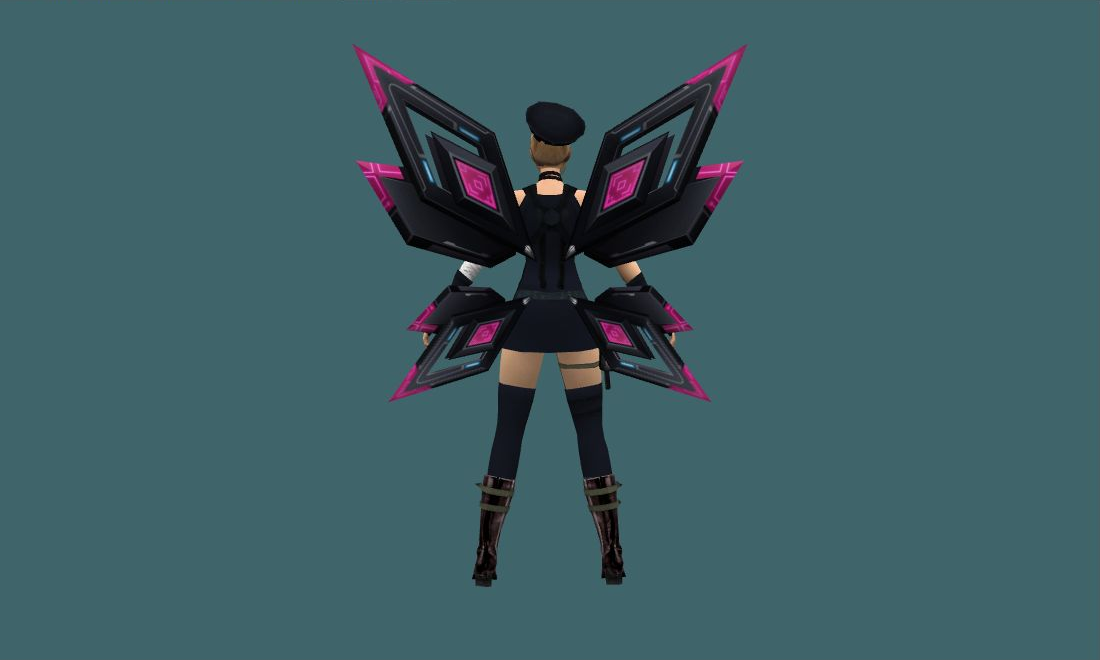 Sarah (Remake) - Human Model - back - GoldSrc Studio preview