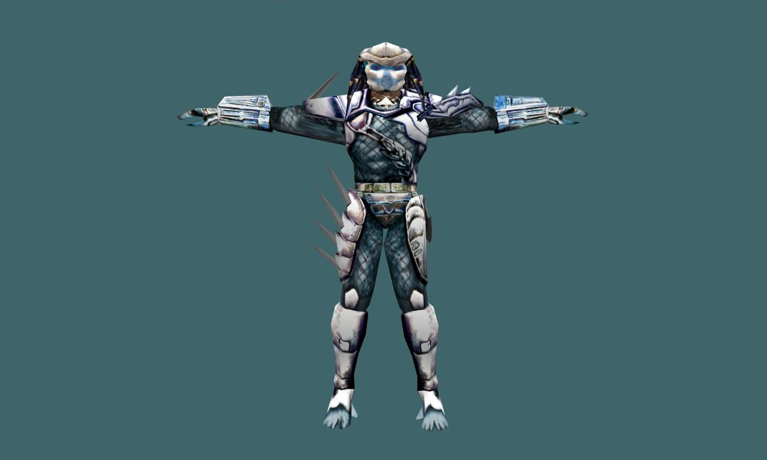 Predator (Blue) - Human Model - front - GoldSrc Studio preview
