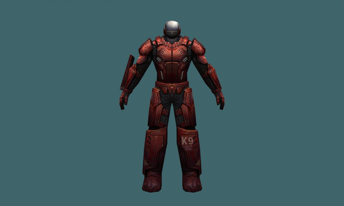 Tanker (Red) - Human Model - front - GoldSrc Studio preview