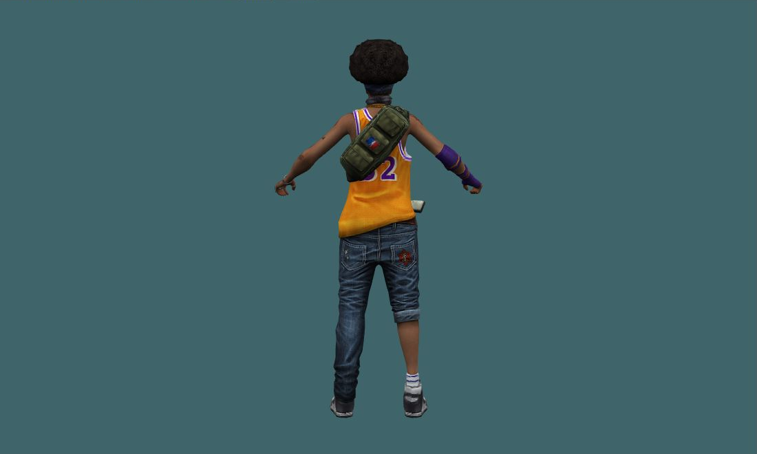 Viper - Human Model - back - GoldSrc Studio preview