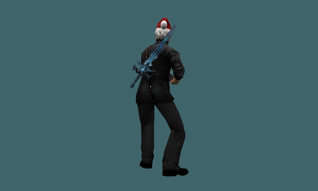NewYear Terror - Human Model - back - GoldSrc Studio preview