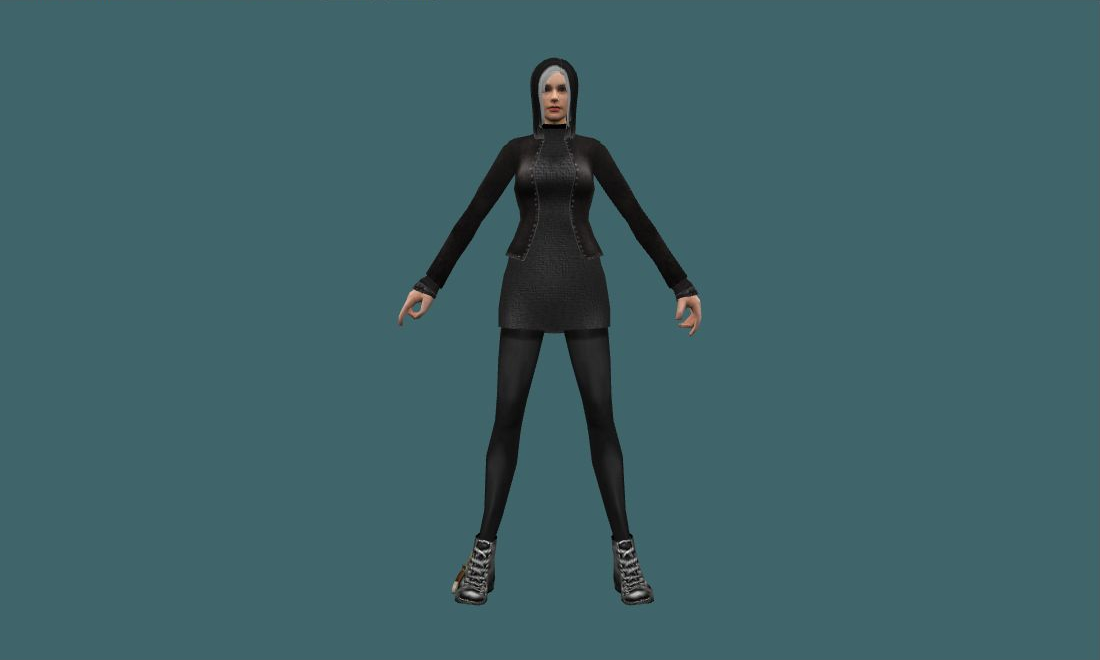 Rogue - Human Model - front - GoldSrc Studio preview