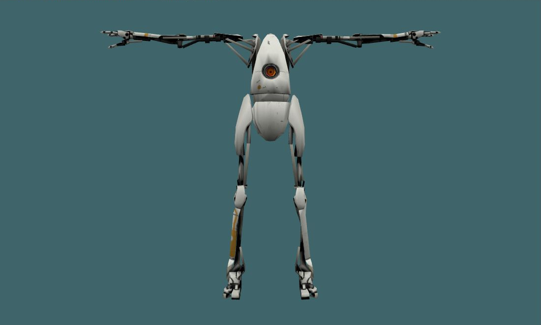P-Body - Human Model - front - GoldSrc Studio preview