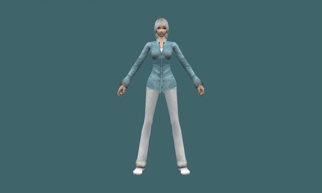 Snowflake - Human Model - front - GoldSrc Studio preview