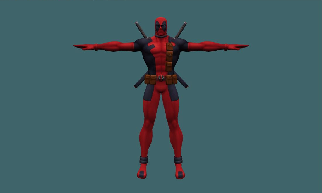 Deadpool - Human Model - front - GoldSrc Studio preview