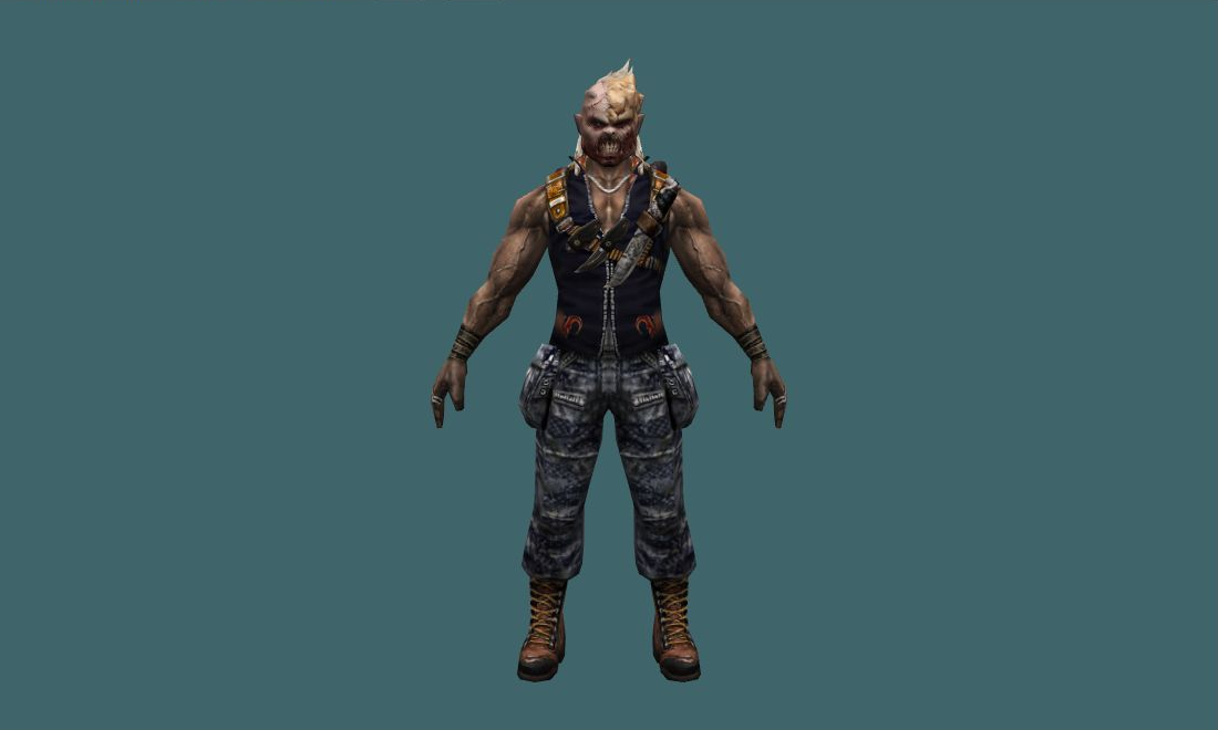Jim (Mutant) - Human Model - front - GoldSrc Studio preview