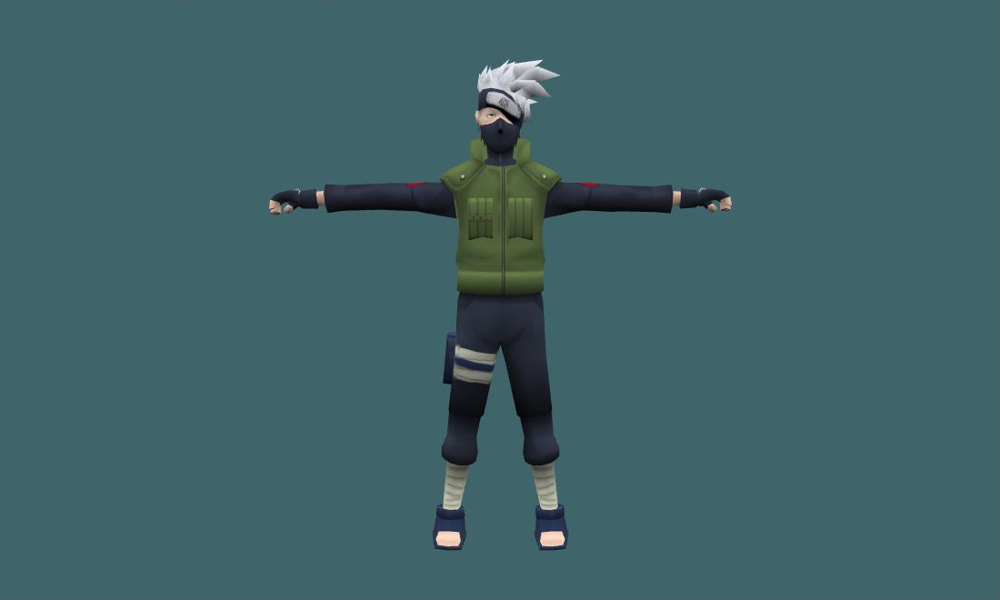 Kakashi Hatake - Human Model - front - GoldSrc Studio preview
